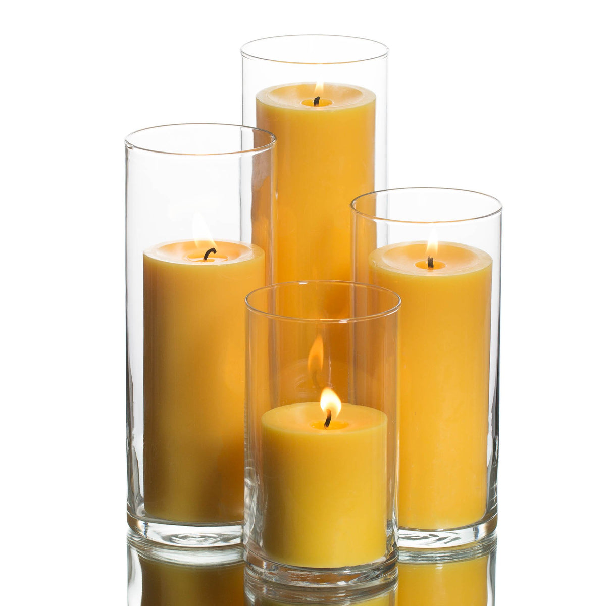 richland pillar candles eastland cylinder holders set of 48