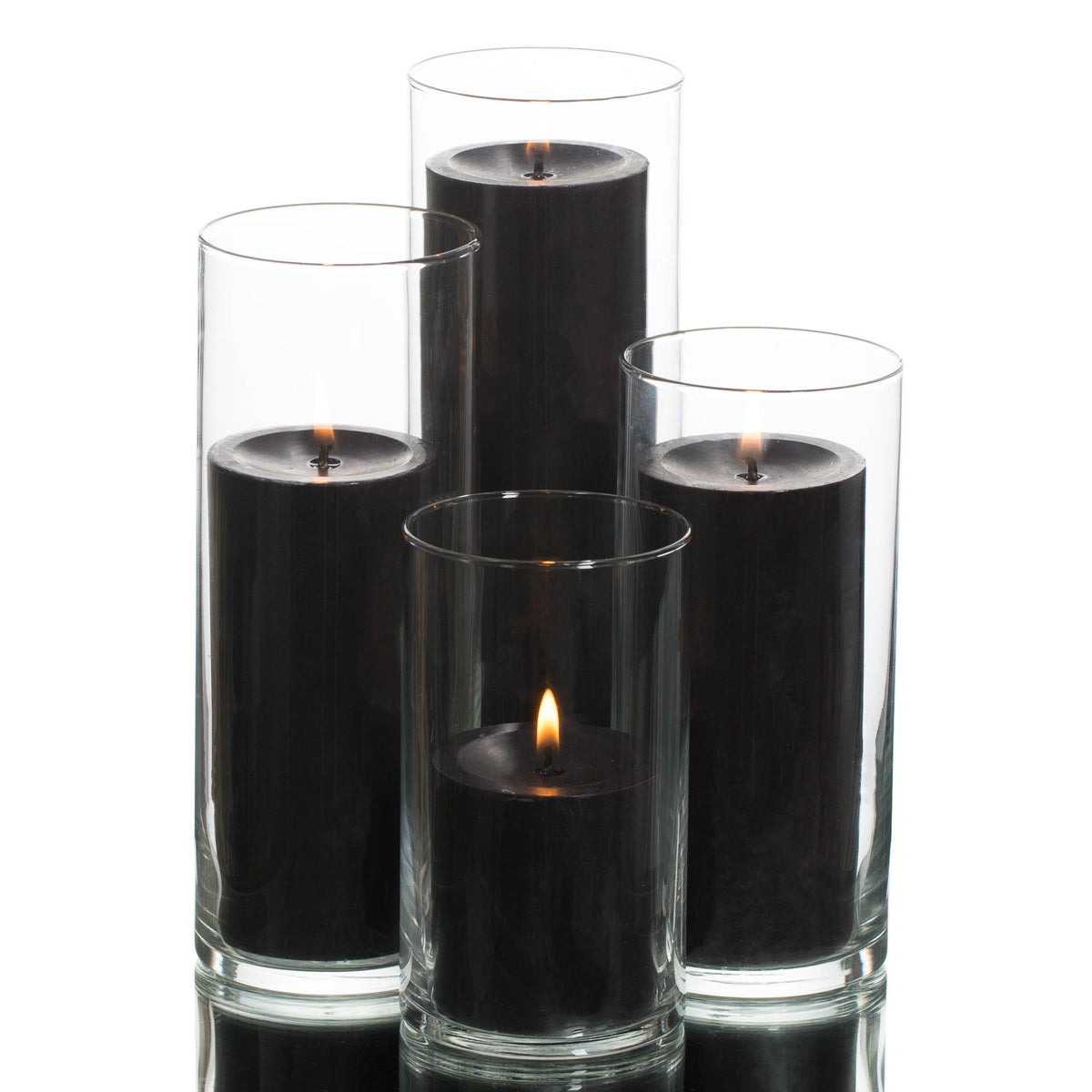 Richland Pillar Candles & Eastland Cylinder Holders Set of 48