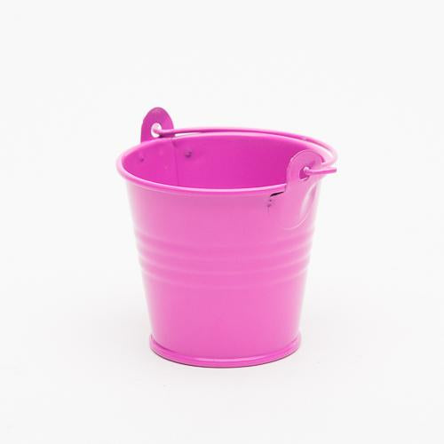 6 Pack Pink Mini Galvanized Buckets with Handles for Party Favors, Wedding  Decorations, Easter Centerpieces (3.5 x 3 In)