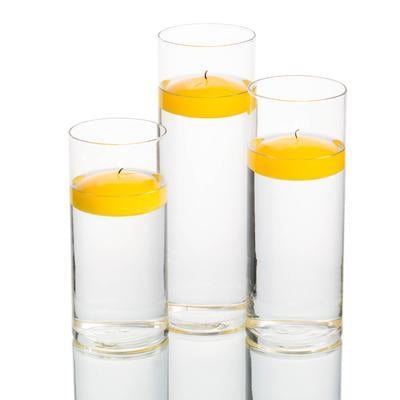 Richland Floating Candles & Eastland Cylinder Holders Set of 18