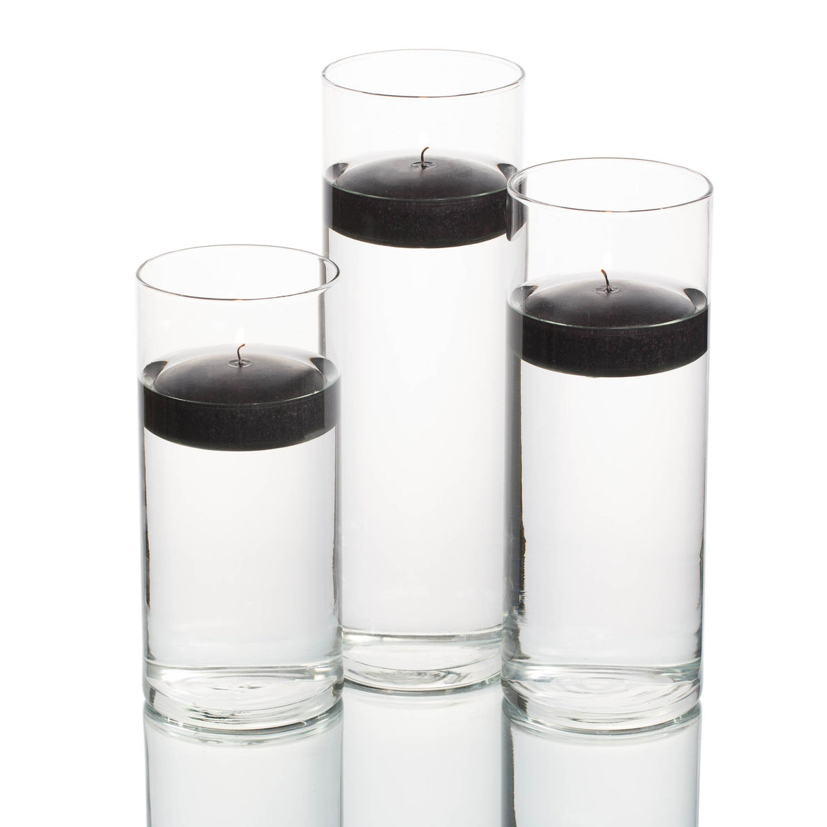 floating candles cylinder holders set 03