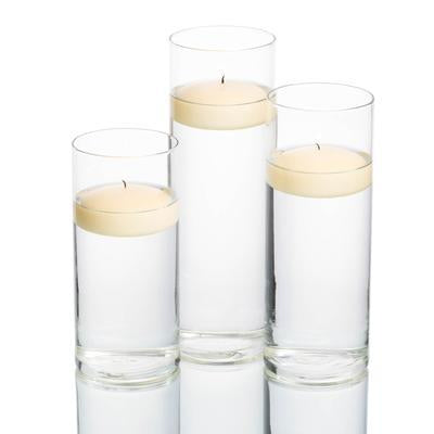 Richland Floating Candles & Eastland Cylinder Holders Set of 36
