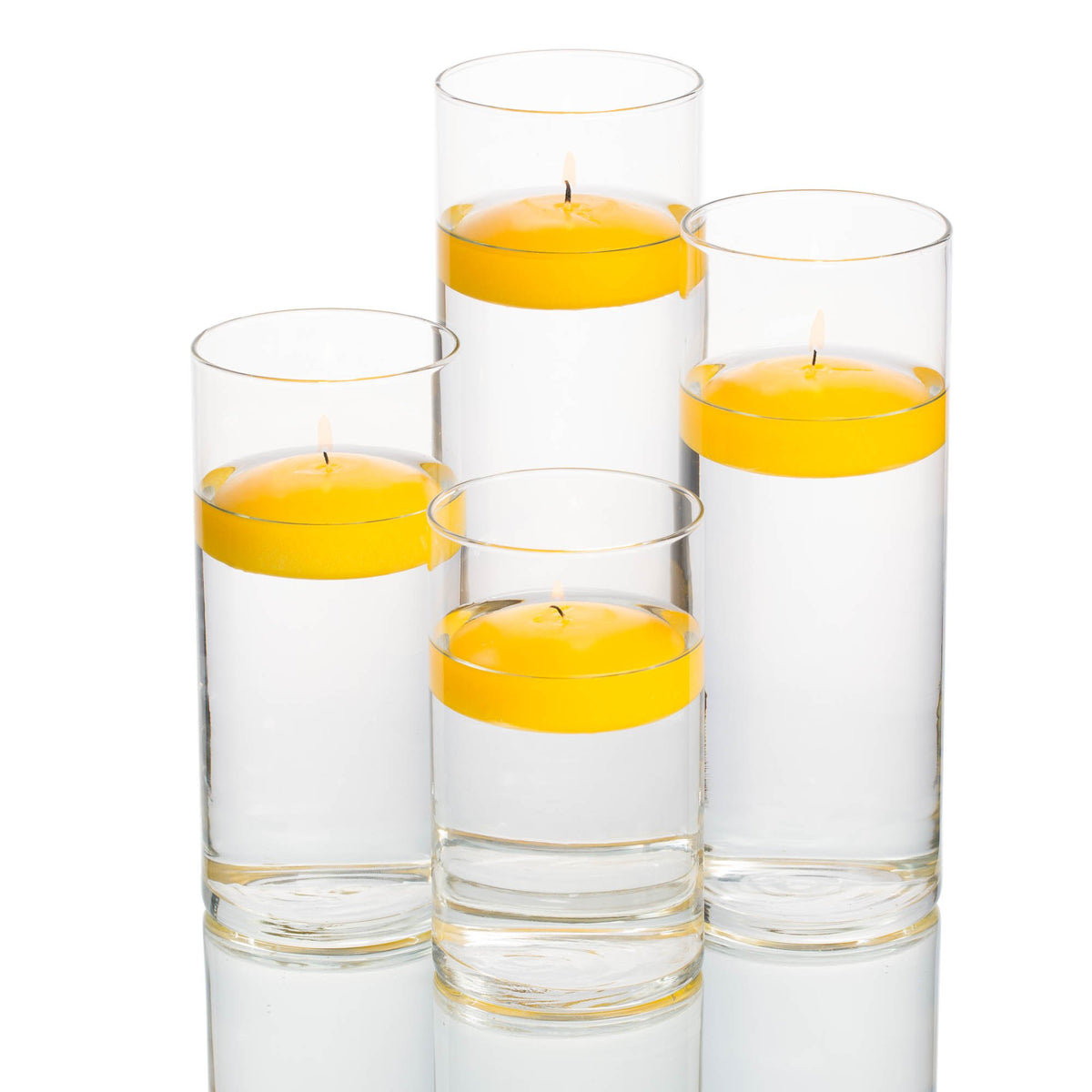 richland floating candles eastland cylinder holders set of 48