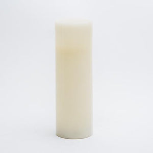 richland flameless led pillar candles 3 x9 ivory set of 6