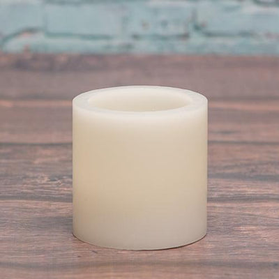 Richland Flameless LED Pillar Candle 3"x3" Ivory - thumbnail number 1