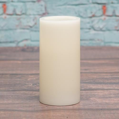richland flameless led pillar candles 3 x6 ivory set of 6