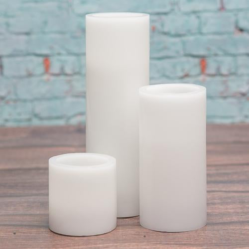Richland Flameless LED Pillar Candle 3"x9" White