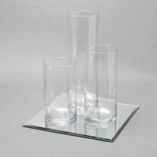 Eastland Square Mirrors and Cylinder Vases Centerpiece Set of 48