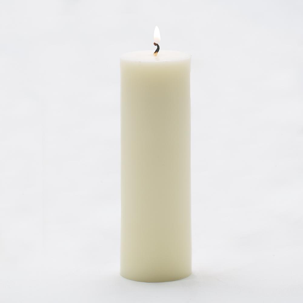 richland pillar candle 2 x6 light ivory set of 10