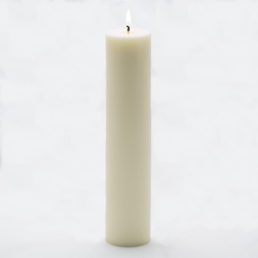 richland pillar candle 2 x9 light ivory set of 40