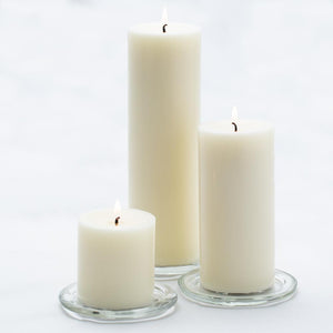 richland pillar candles 3 x3 3 x6 3 x9 light ivory set of 36