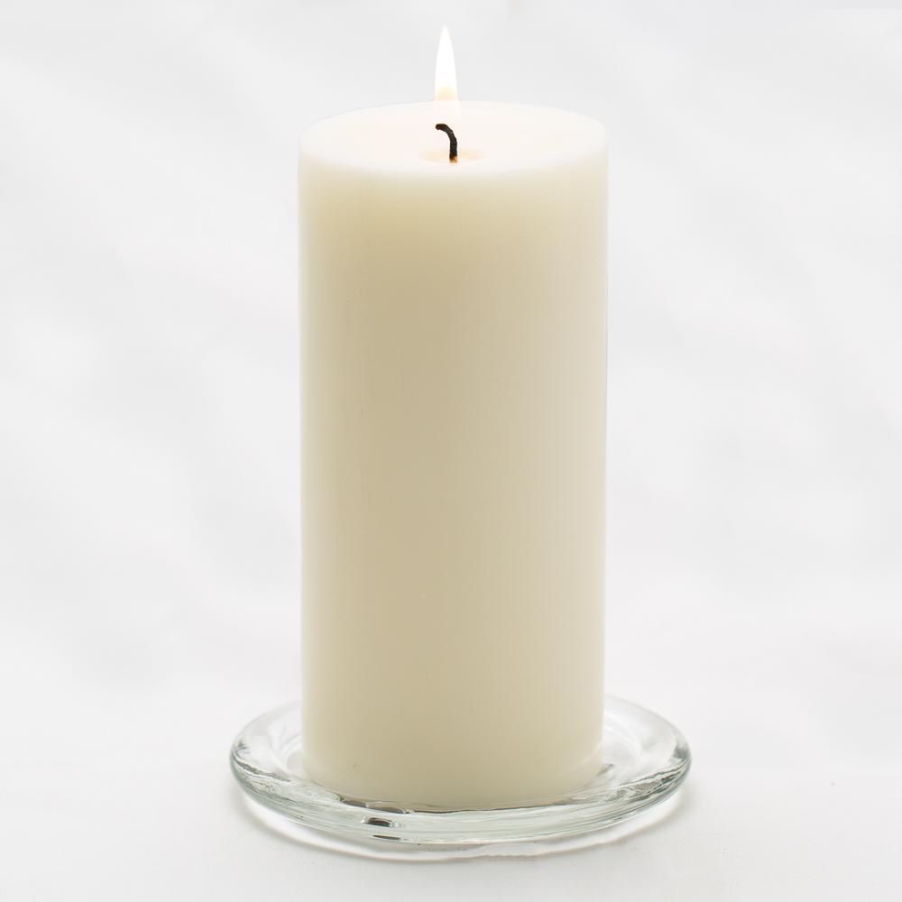 richland pillar candles 3 x6 light ivory set of 24