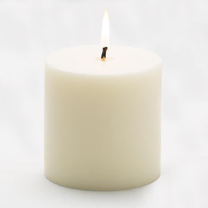 richland 4 x 4 light ivory pillar candle