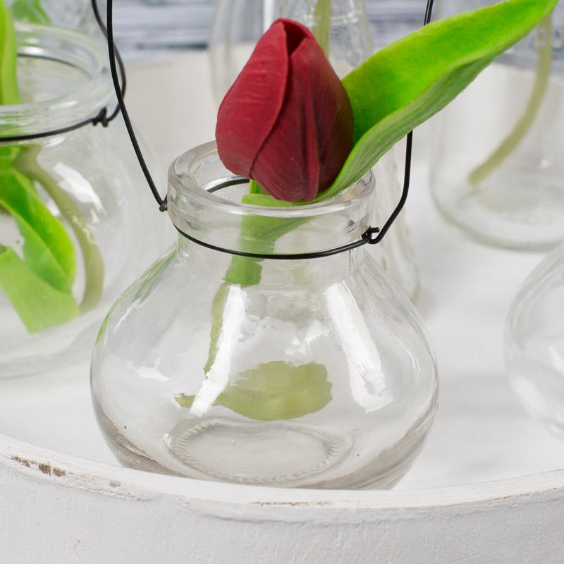 Richland Vintage Jar Hanging Glass Vase Set of 48 - thumbnail number 3