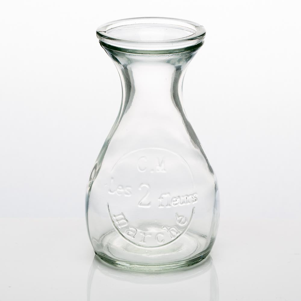 richland glass bud vase clear teardrop set of 12