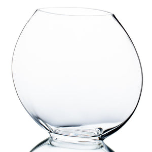 Round Glass Vase 10in