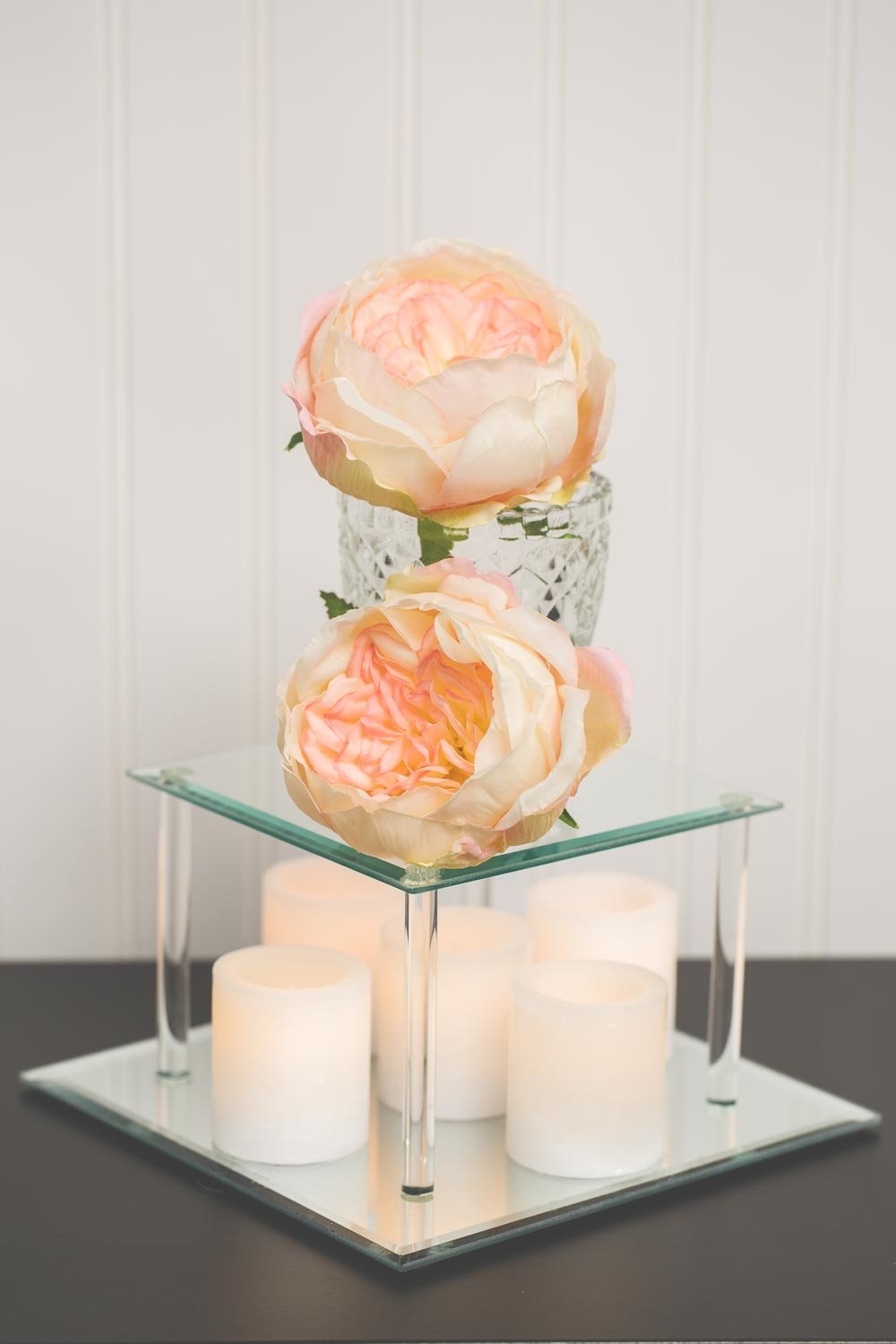 Richland Square 2-Tiered Stand - Quick Candles