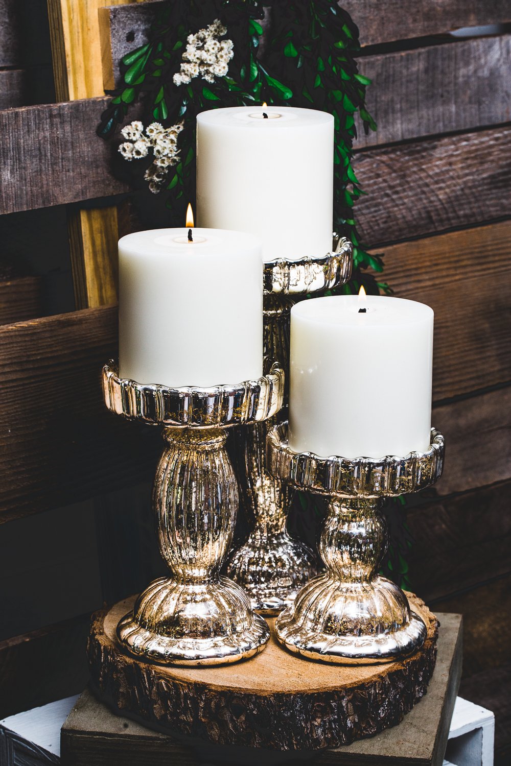 richland rayner mercury pillar candle holder 10 7