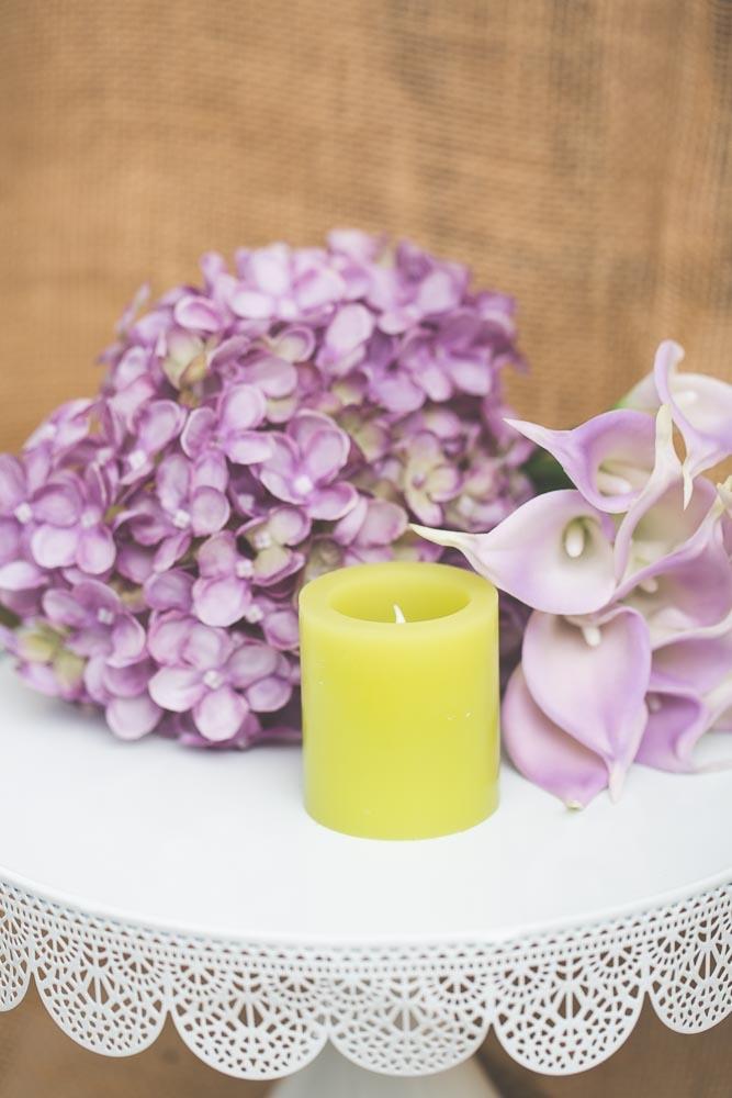 Richland LED Votive Candles Green Set of 12