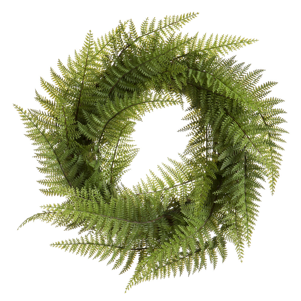 Richland 17" Green Fern Wreath