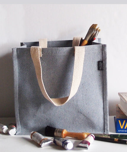 Richland Grey Recycled Canvas Tote 12" x 12" Pack of 6 - thumbnail number 2