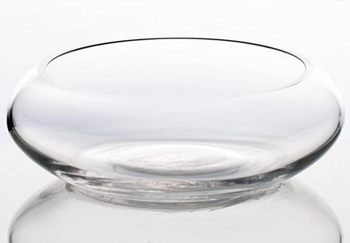 10 Lily Glass Footed Bowl - Quick Candles