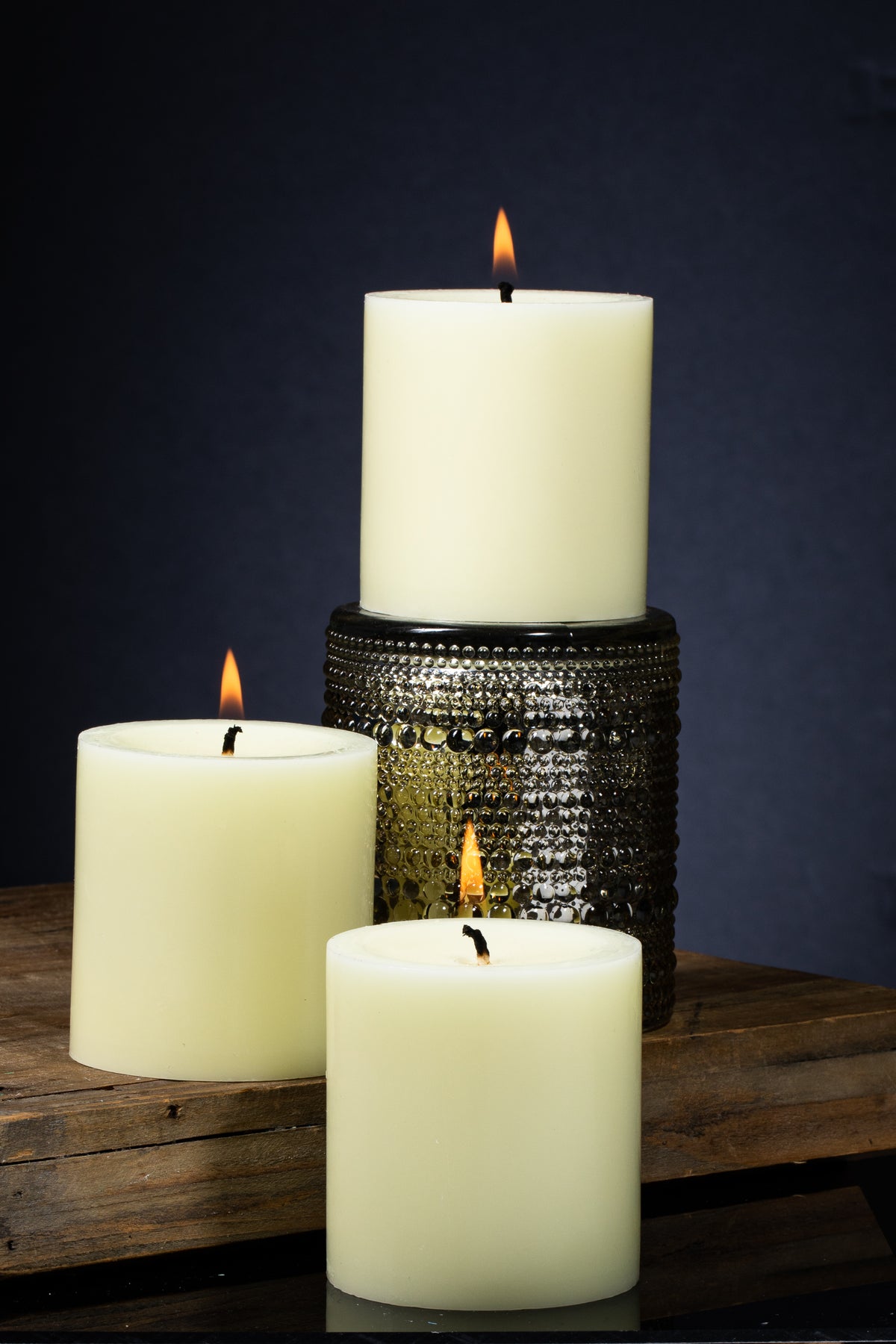 Richland Pillar Candle 3"x3" Ivory