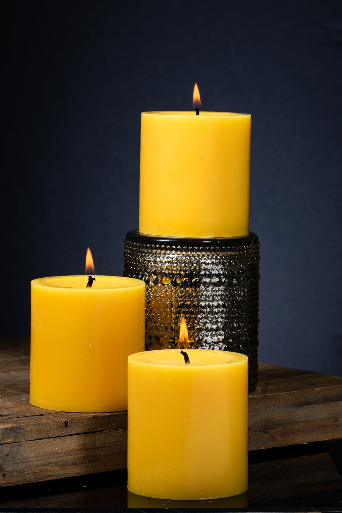 Richland Pillar Candle 3"x3" Yellow