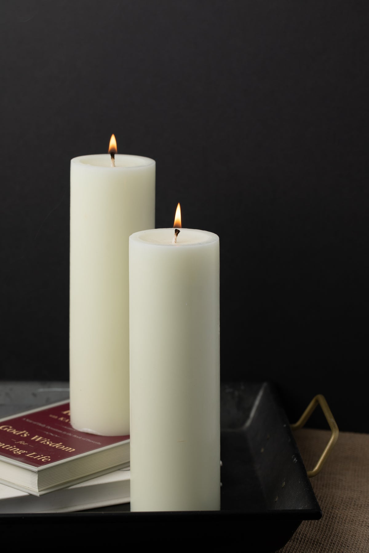 Richland Pillar Candle 3"x9" Light Ivory
