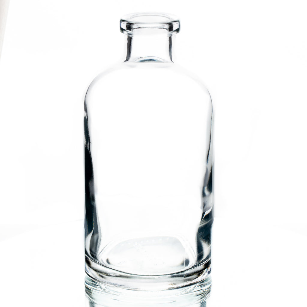 • Apothecary Bottle / Glass Top, 8 oz | Sustainable Packaging