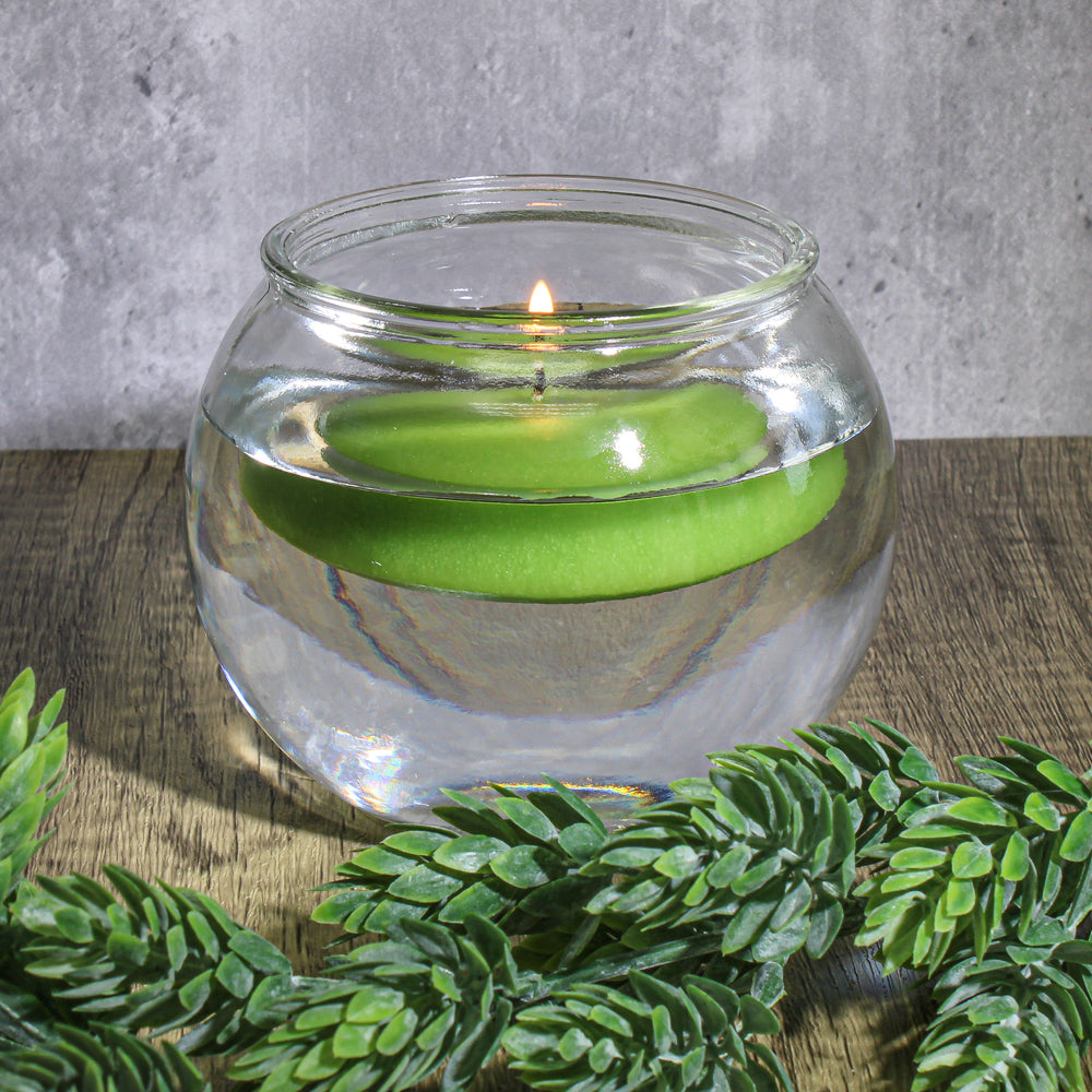 Richland Bubble Ball Vase with Rim 4" 