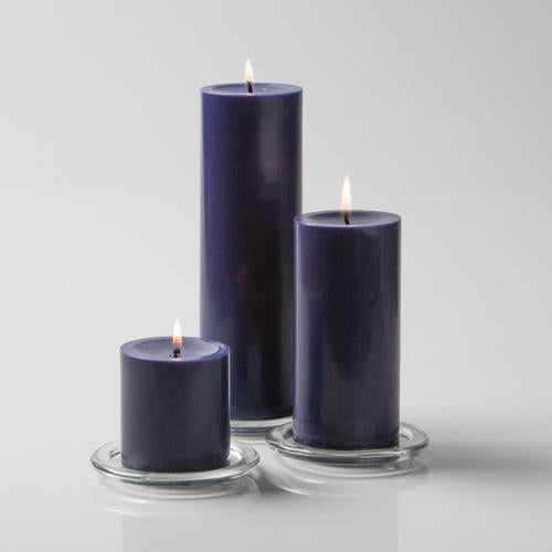 pillar candles square holders set 18