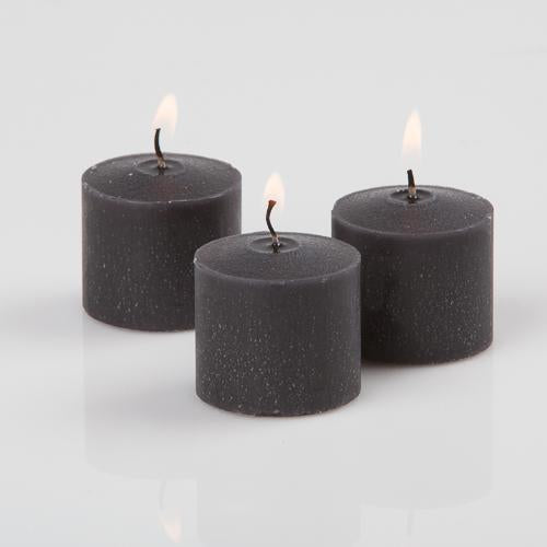 Richland Votive Candles Unscented Black 10 Hour Set of 144