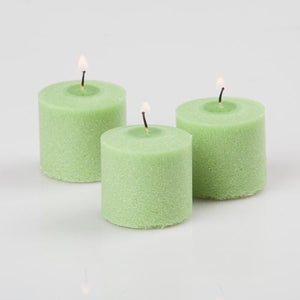 richland votive candles unscented green 10 hour set of 12