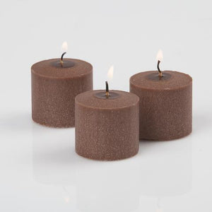 Richland Votive Candles Unscented Brown 10 Hour Set of 144