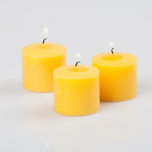 Richland Votive Candles Yellow Lemon Meringue Scented 10 Hour Set of 12