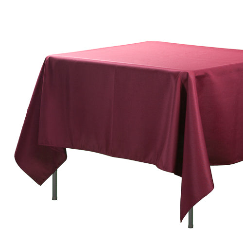 Richland Square Tablecloth 70"x70" Burgundy