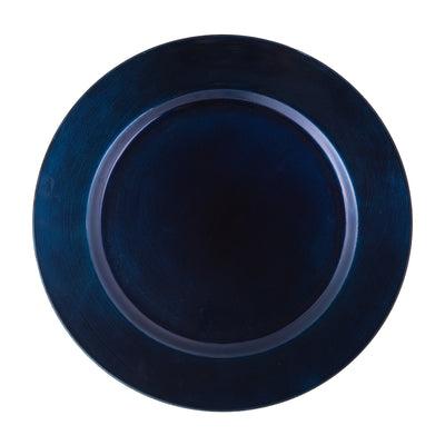 Richland Plain Charger Plate 13" Royal Blue Set of 12