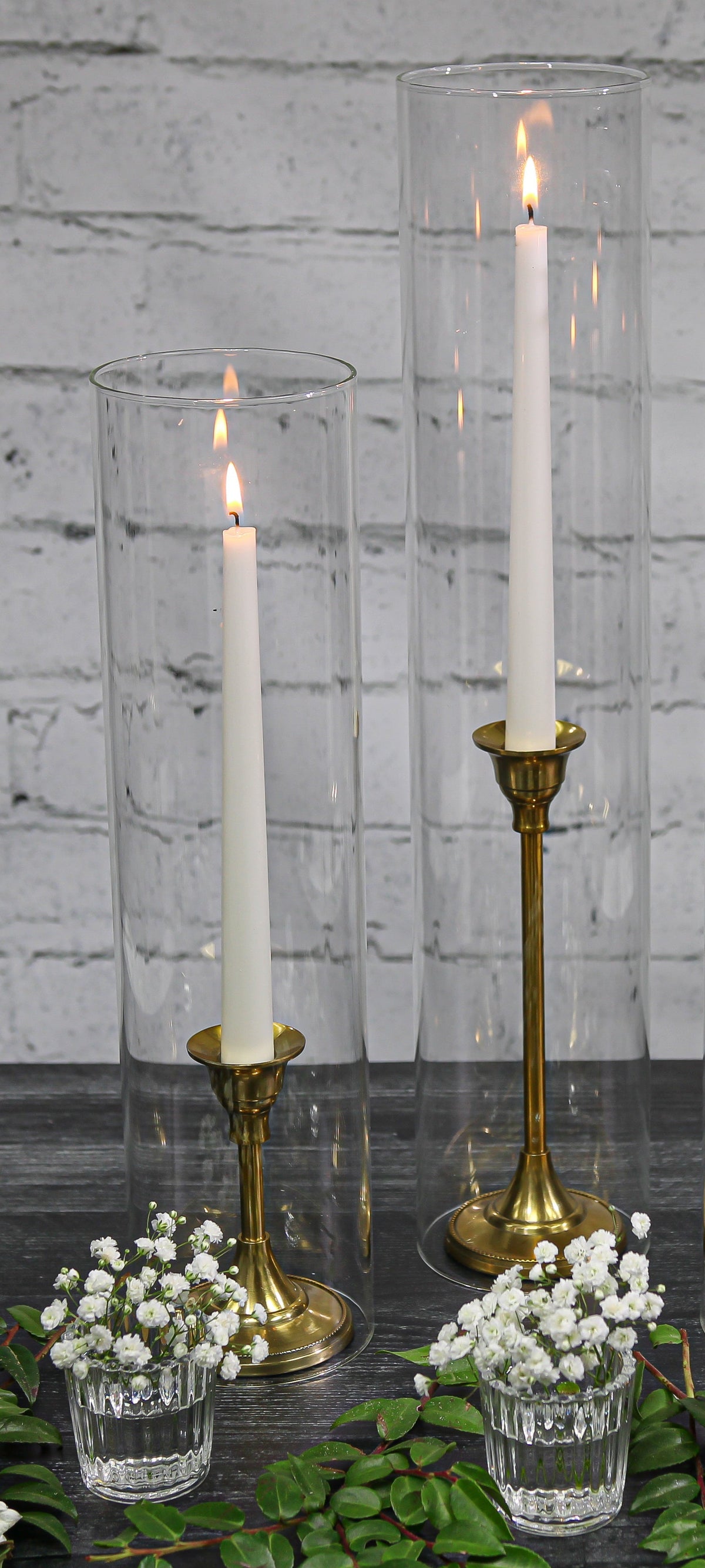 Taper Candlestick Gold 5in