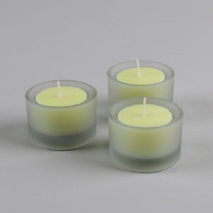 Richland Clear Extended Burn Tealight Candles Light Yellow Unscented Set of 400