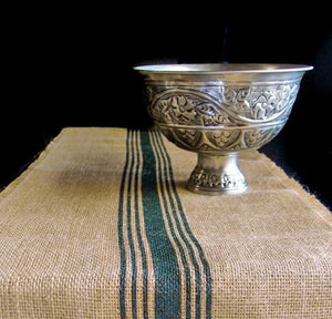 Silver Plated Antique Compote 6x8