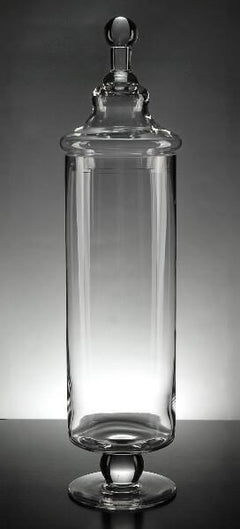 Glass Apothecary Jar 14 by Quick Candles