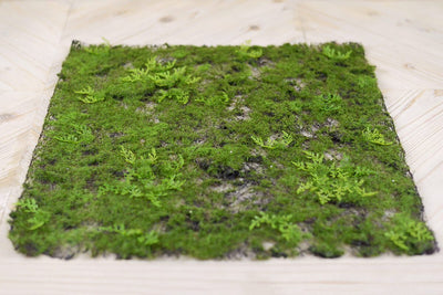Faux Moss & Fern Tile Square 20"