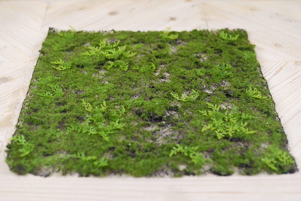 Faux Water Sphagnum Moss Sheet Square 14x14 - Quick Candles