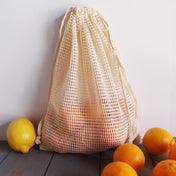 Richland Natural Cotton Net Bag 10" x 12" Pack of 12 - thumbnail number 1