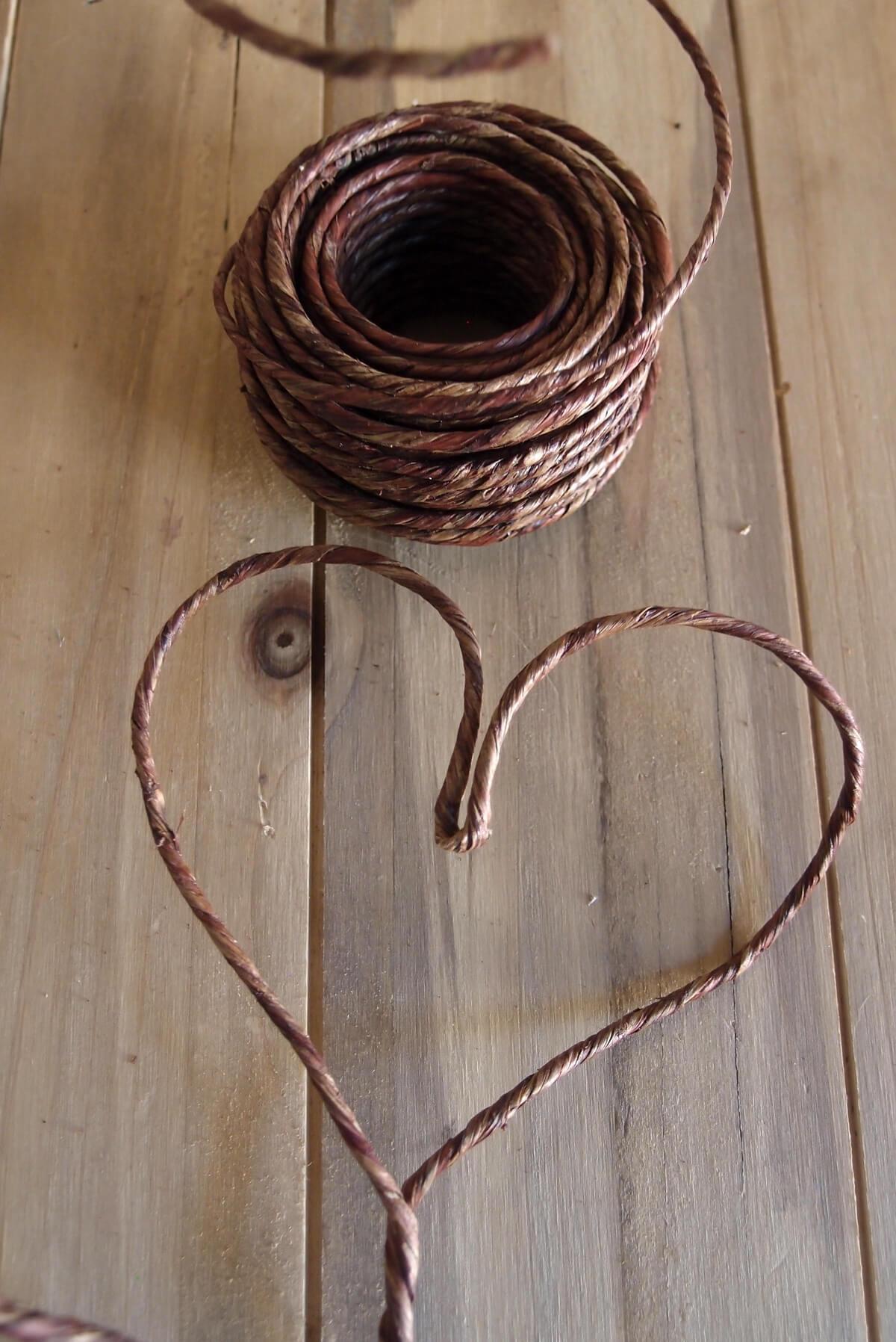 vine wrapped rustic wire 40ft