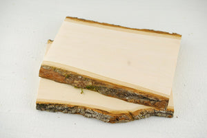 Wood Plank 11" X 8"  with Bark