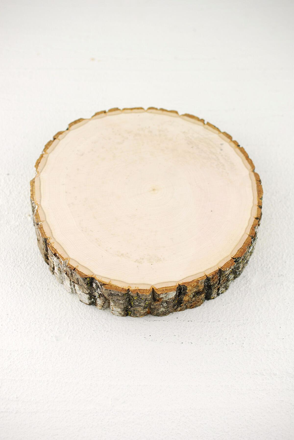 Pack of 5-12 Inch Wood Round, Wood Slices 12 Inch Diameter, Wood