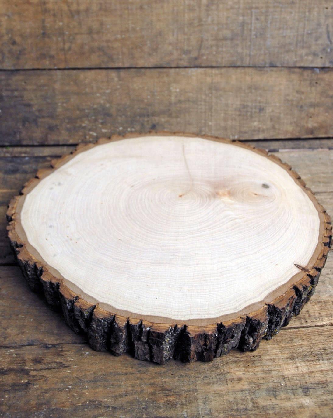 20 pc. 10 inch wood slabs wood slab centerpieces tree