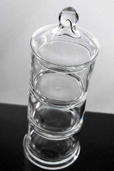 3 Tier Stacking Apothecary Jars 12.5 in.